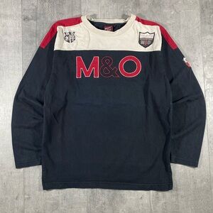 Y2k Moto One Embroidered Sweatshirt